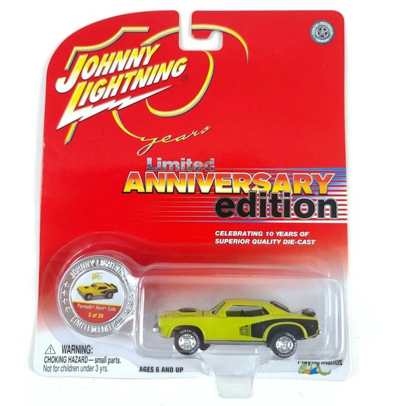 Johnny Lightning Limited Anniversary Plymouth Hemi Cuda 1:64 - Picture 1 of 12